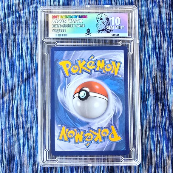 Jason Voorhees w/ Custom Slab Pokemon Card - Picture 6 of 8